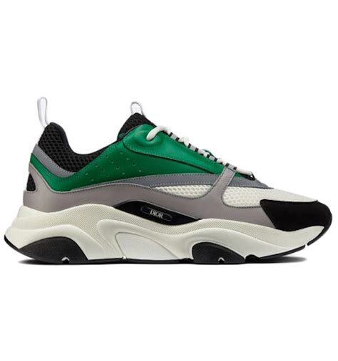 mc 0022 green dior|B22 Sneaker White and Black Technical Mesh with Green, White .